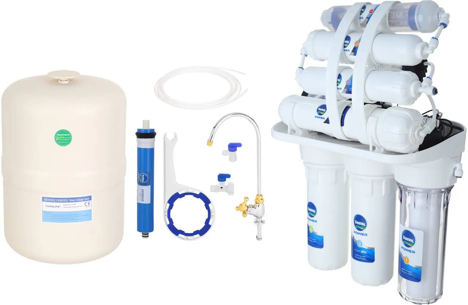 فلتر مياه تانك 7 مراحل RO - نظام التنقية المتكامل